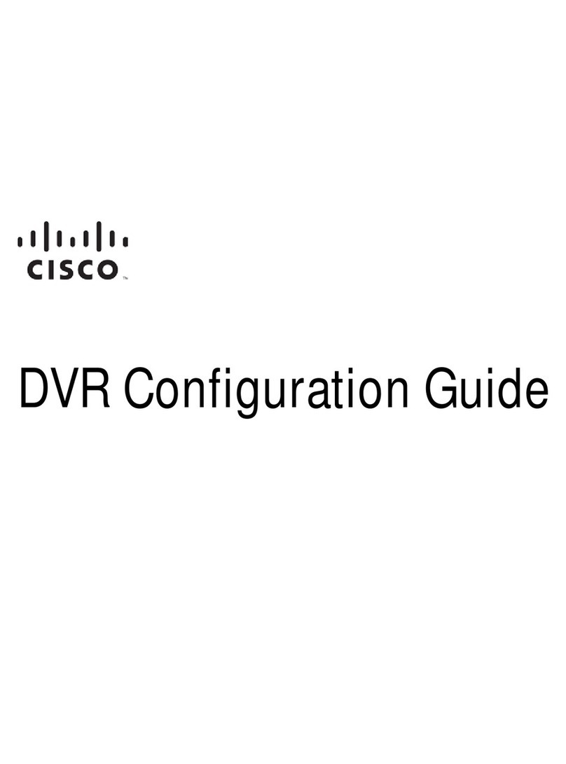 Cisco DVR User manual