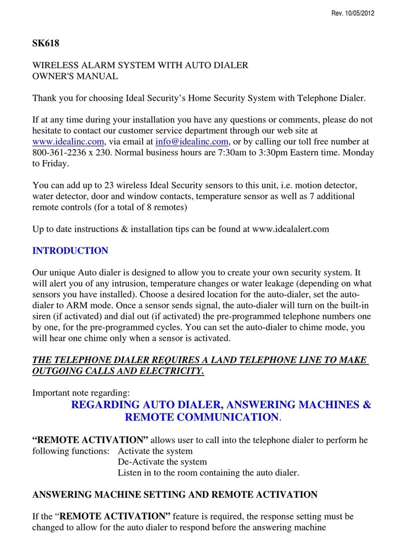 IDEAL SK618 owner's manual IDEAL SK618 owner's manual