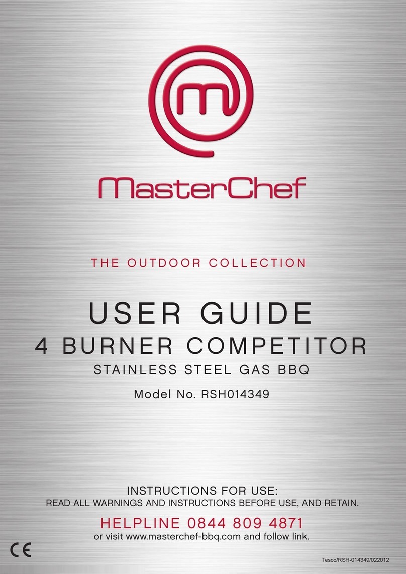 MasterChef COMPETITOR RSH-014349 User manual