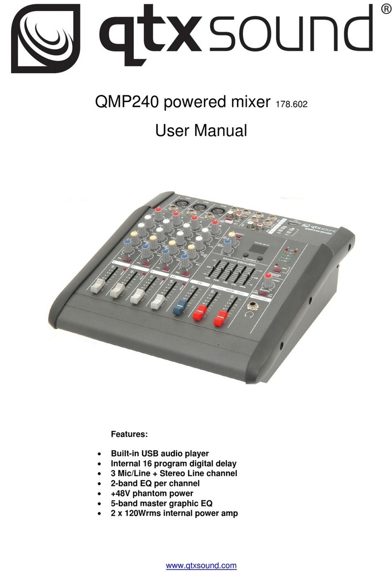 qtxsound QMP240 user manual
