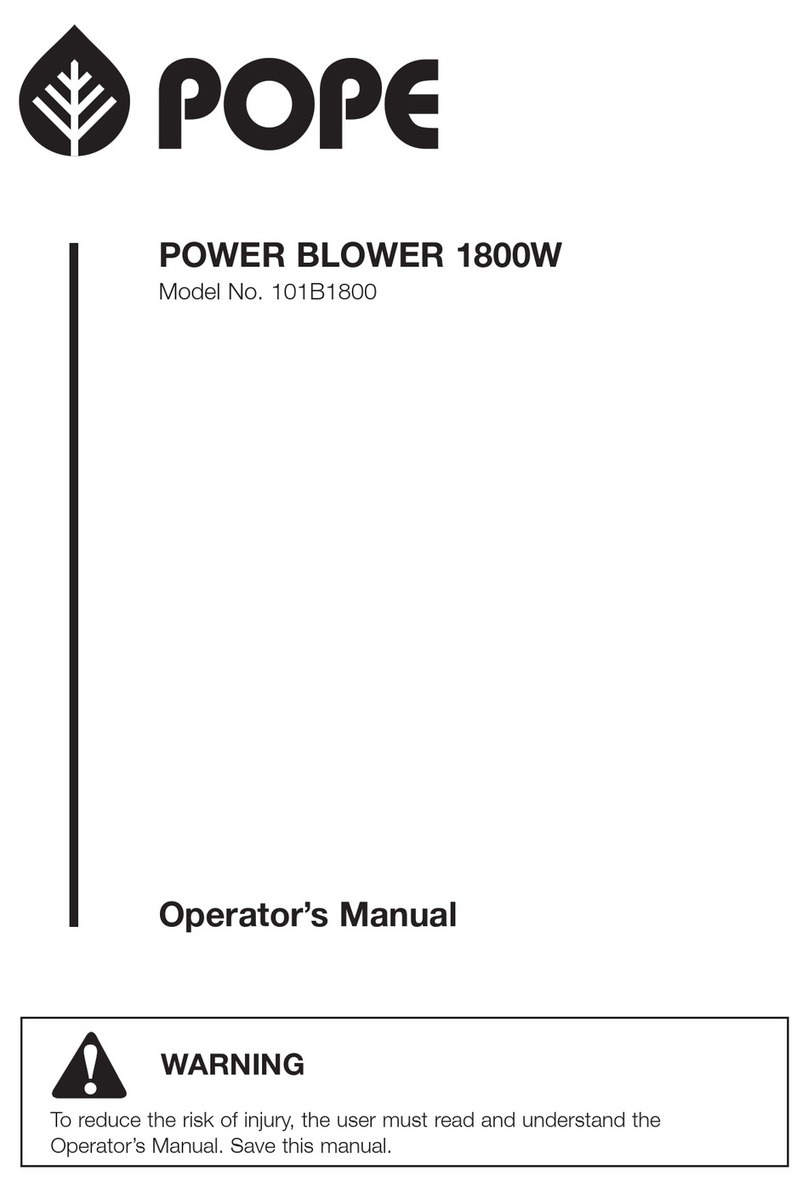 Pope 101B1800 User manual