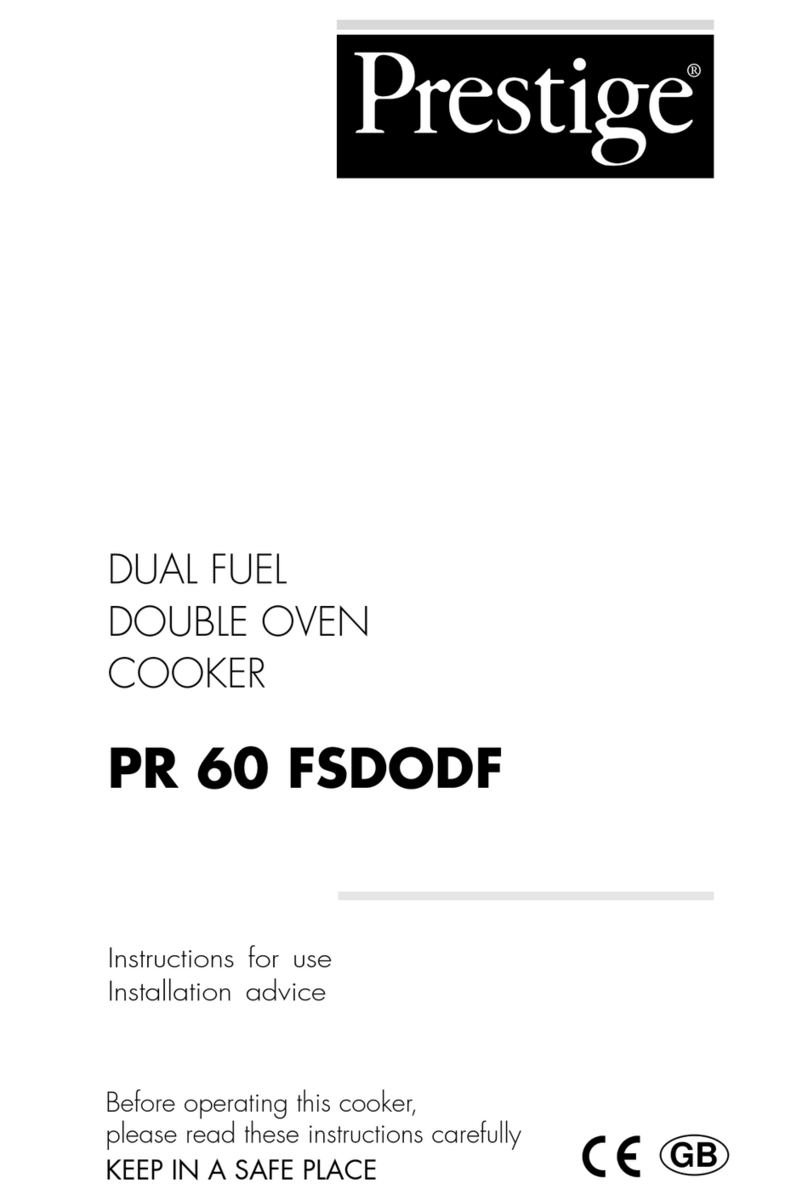 Prestige PR 60 FSDODF Instructions for use