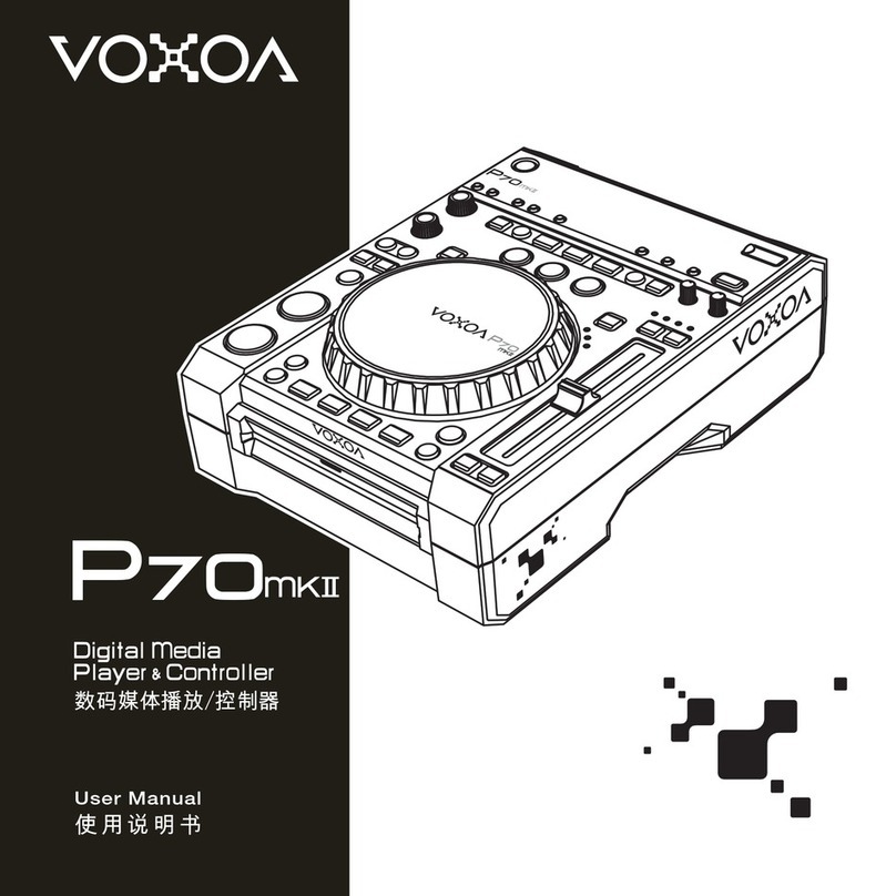 Voxoa P70mkII user manual