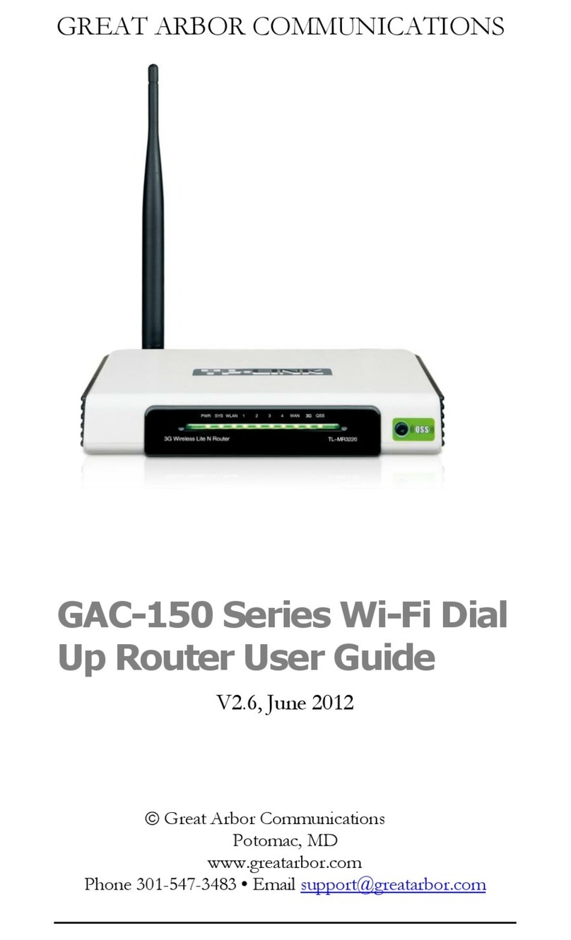 GREAT ARBOR GAC-150 Series user guide GREAT ARBOR GAC-150 Series user guide