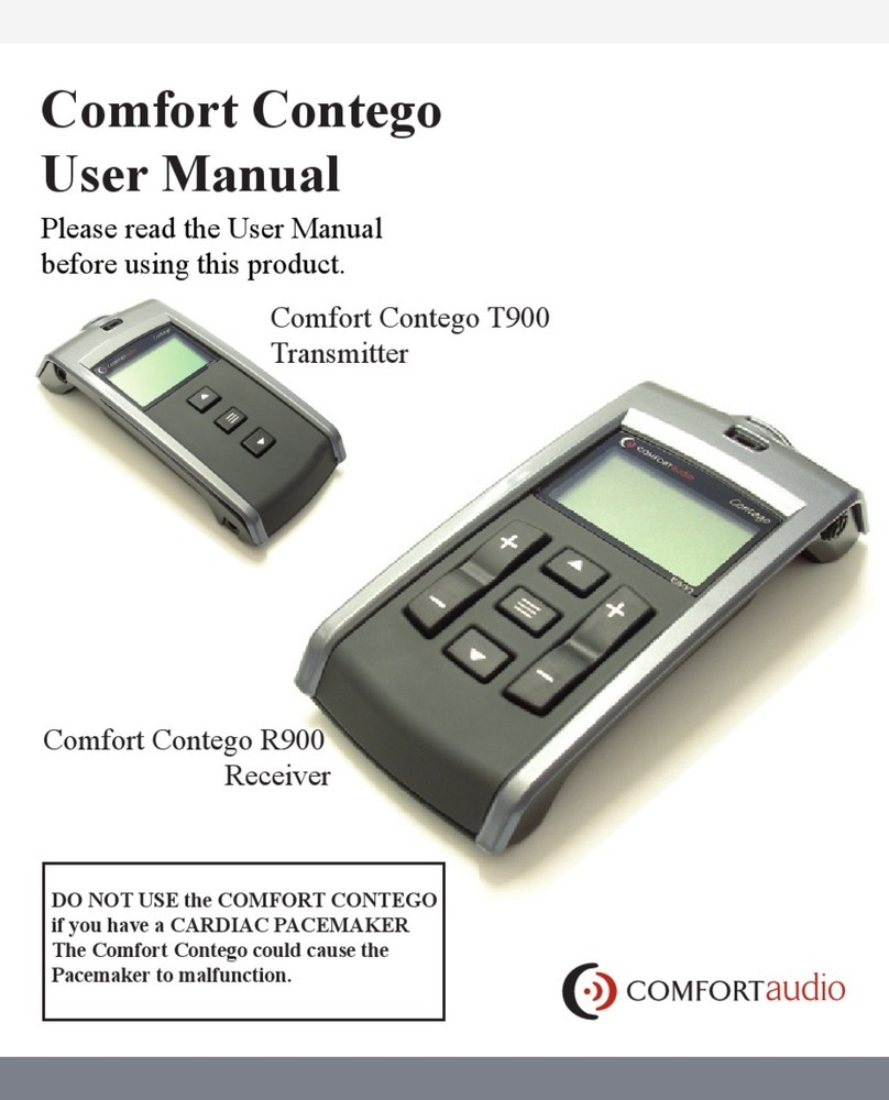 Comfort audio Comfort Contego T900 User manual