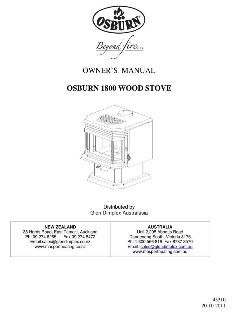 Osburn 1800 User manual