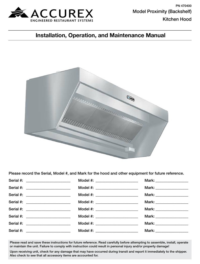 Accurex 470400 User manual