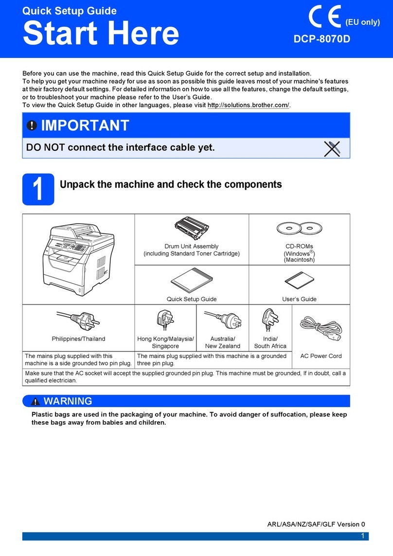 Brother DCP-8070D User manual