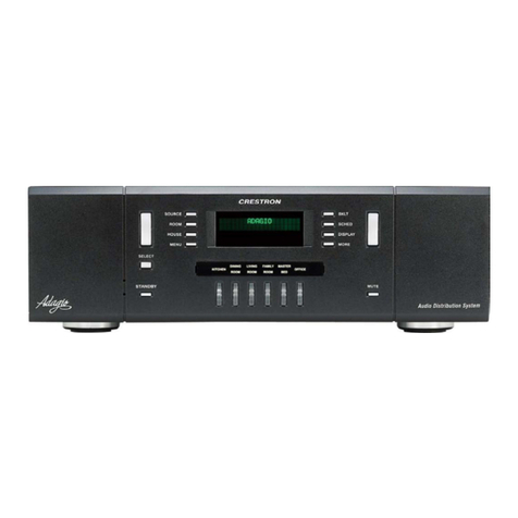 Crestron Adagio AADS User manual