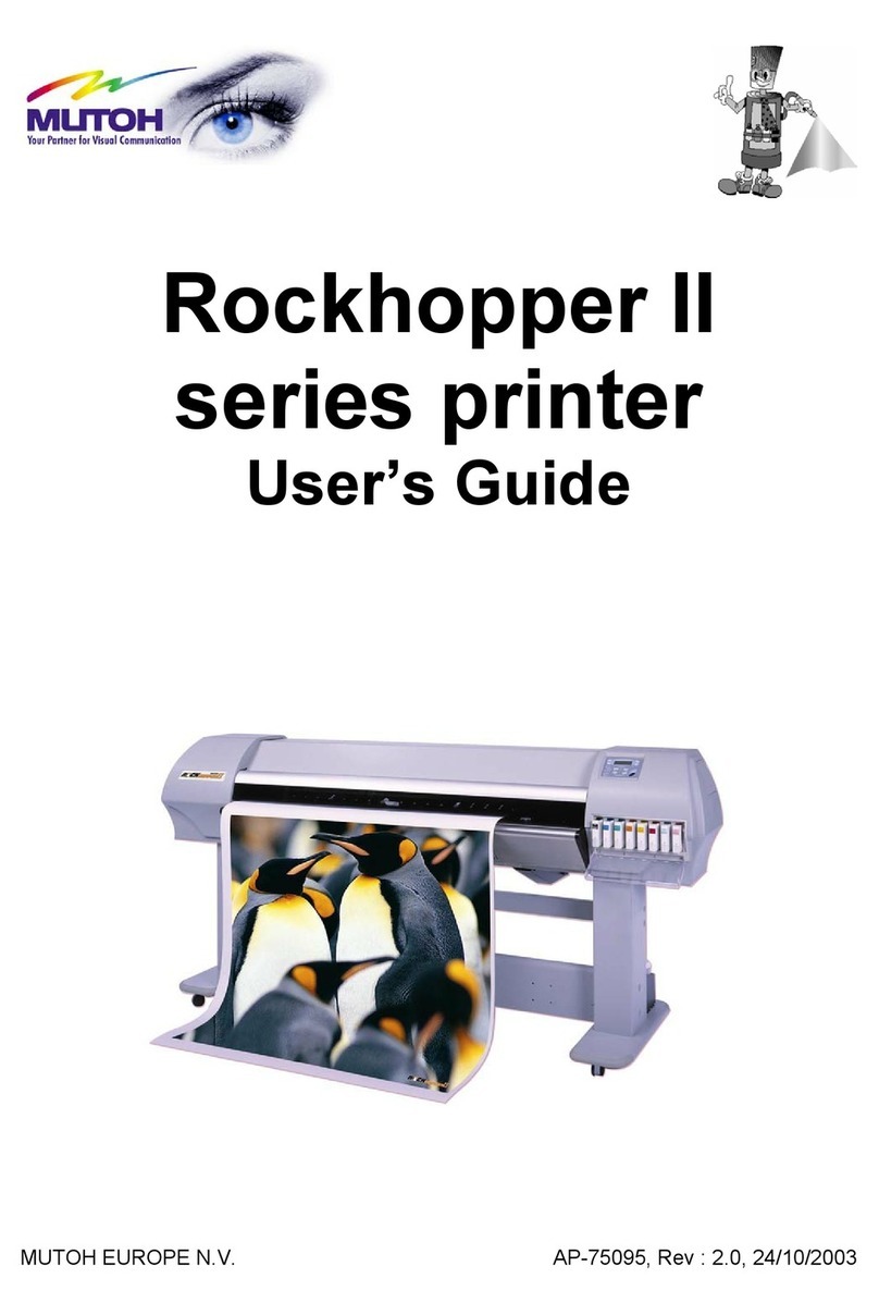 MUTOH Rockhopper II Series User manual