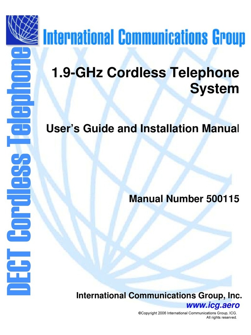 International Communications Group 463091 User guide and installation manual