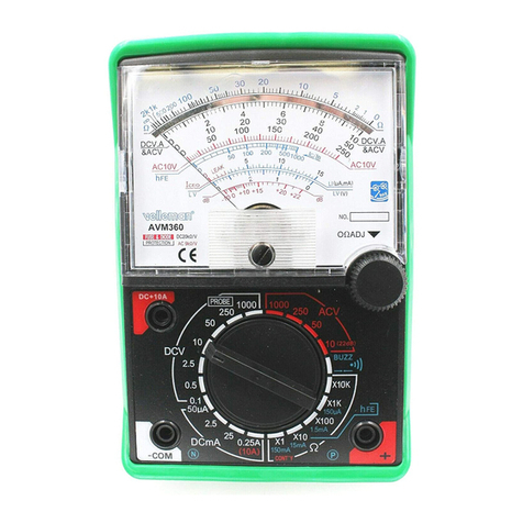 Velleman AVM360 Operation manual