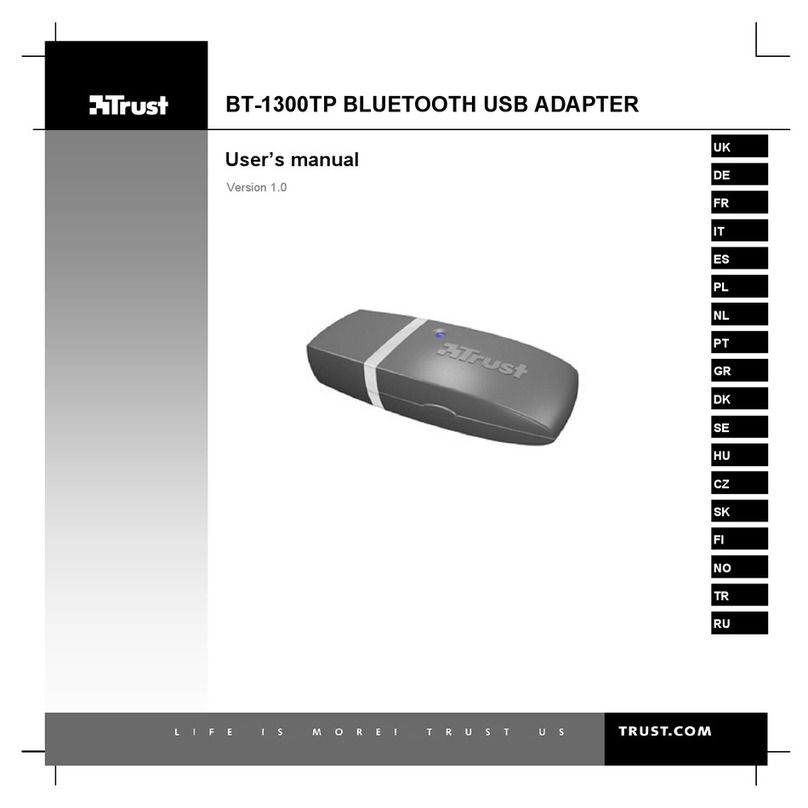 Trust BT-1300TP User manual Trust BT-1300TP User manual