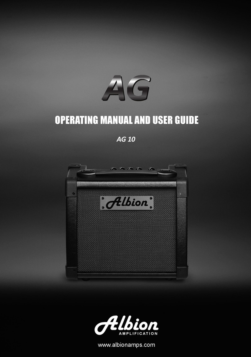 Albion AG 10 Operating manual and user guide