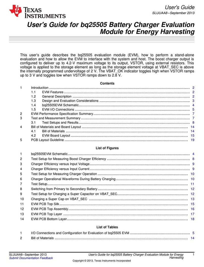 Texas Instruments bq25505 User manual