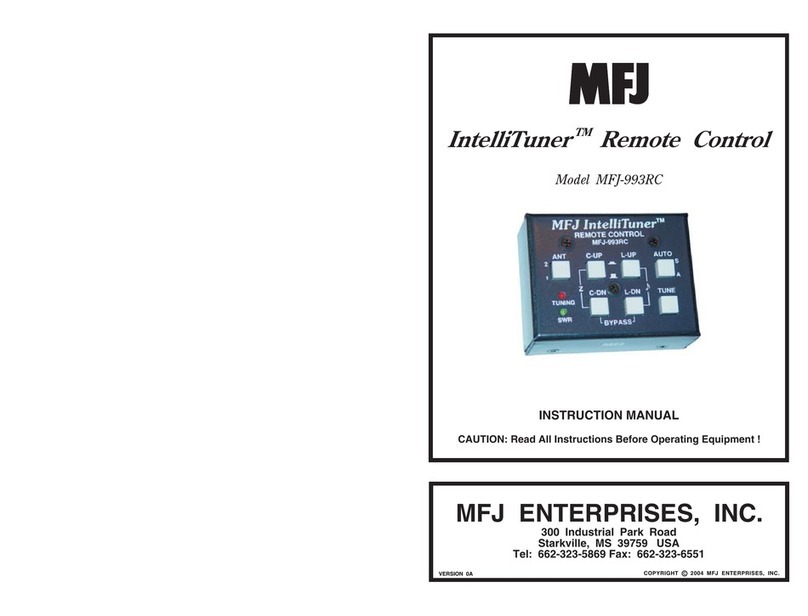 MFJ MFJ-993RC instruction manual