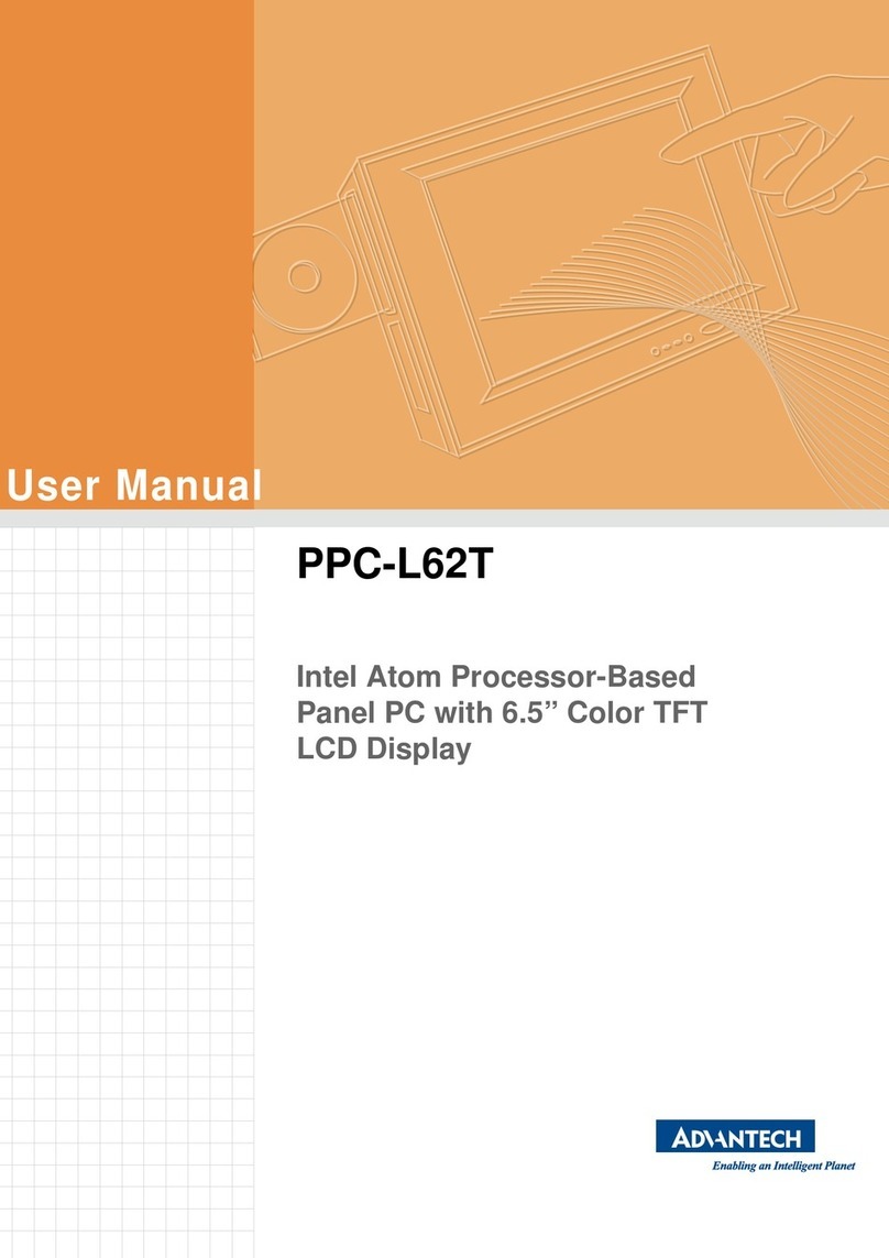 Advantech PPC-L62T User manual