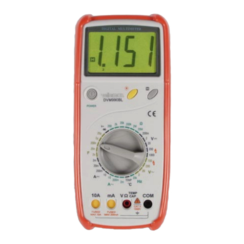 Velleman DVM990BL operating manual