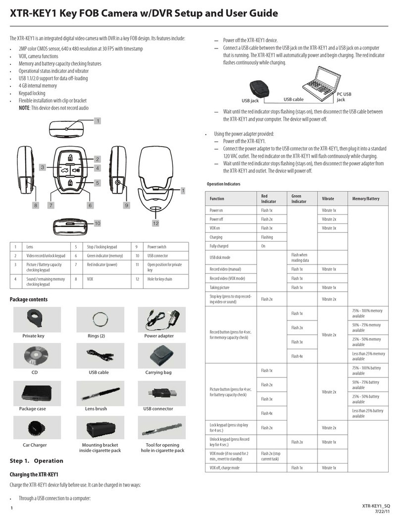 Super Circuits XTR-KEY1 Setup and user guide