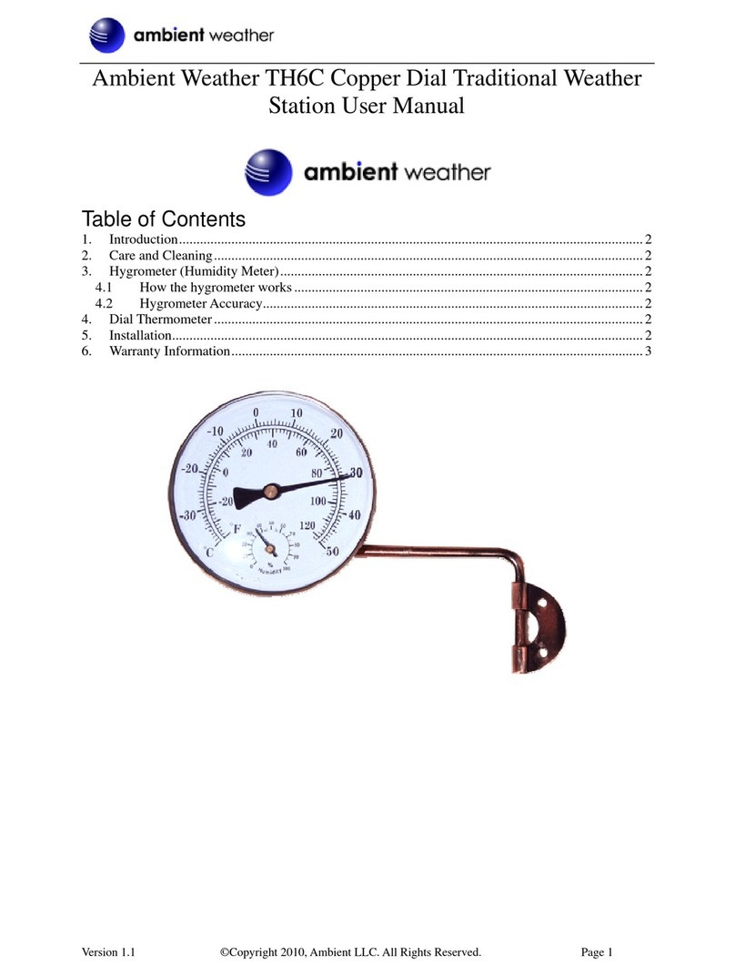 Ambient Weather TH6C user manual