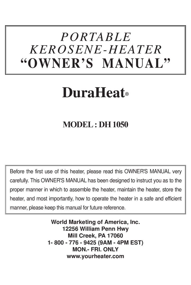Dura Heat DH 1050 owner's manual