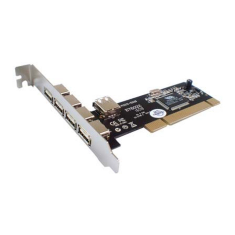 Digitus USB 2.0, 4+1 Port PCI Add-On card User manual