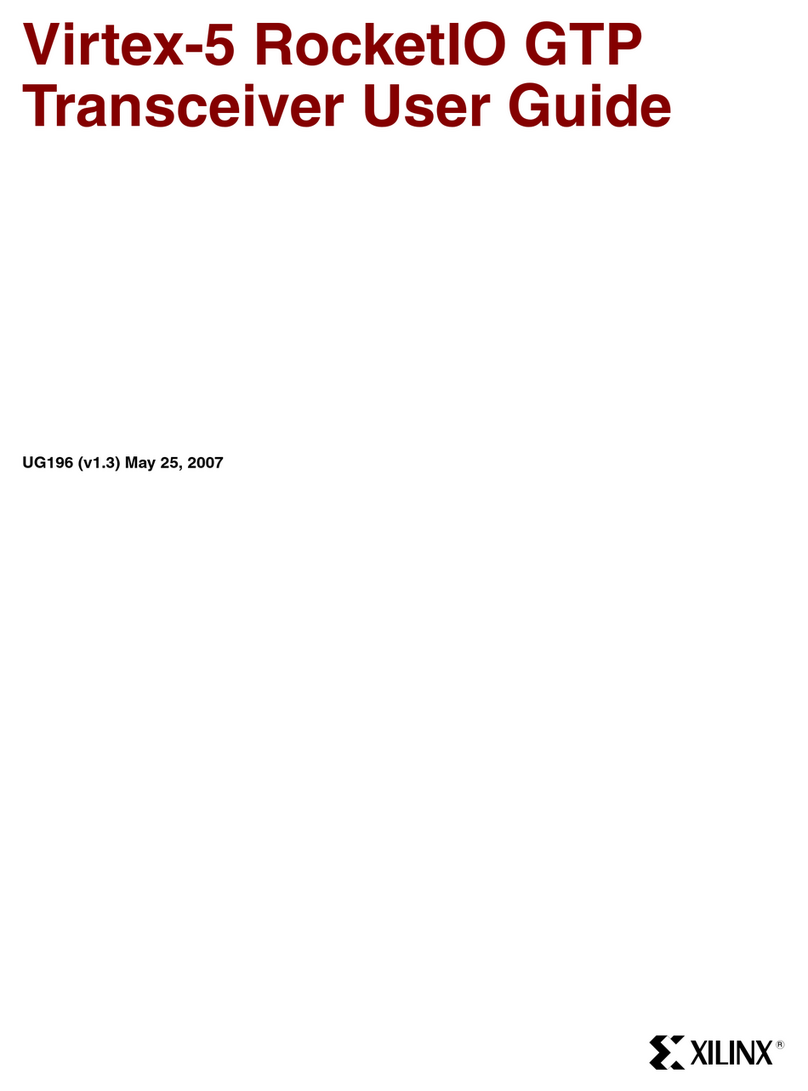 Xilinx Virtex-5 RocketIO GTP User manual