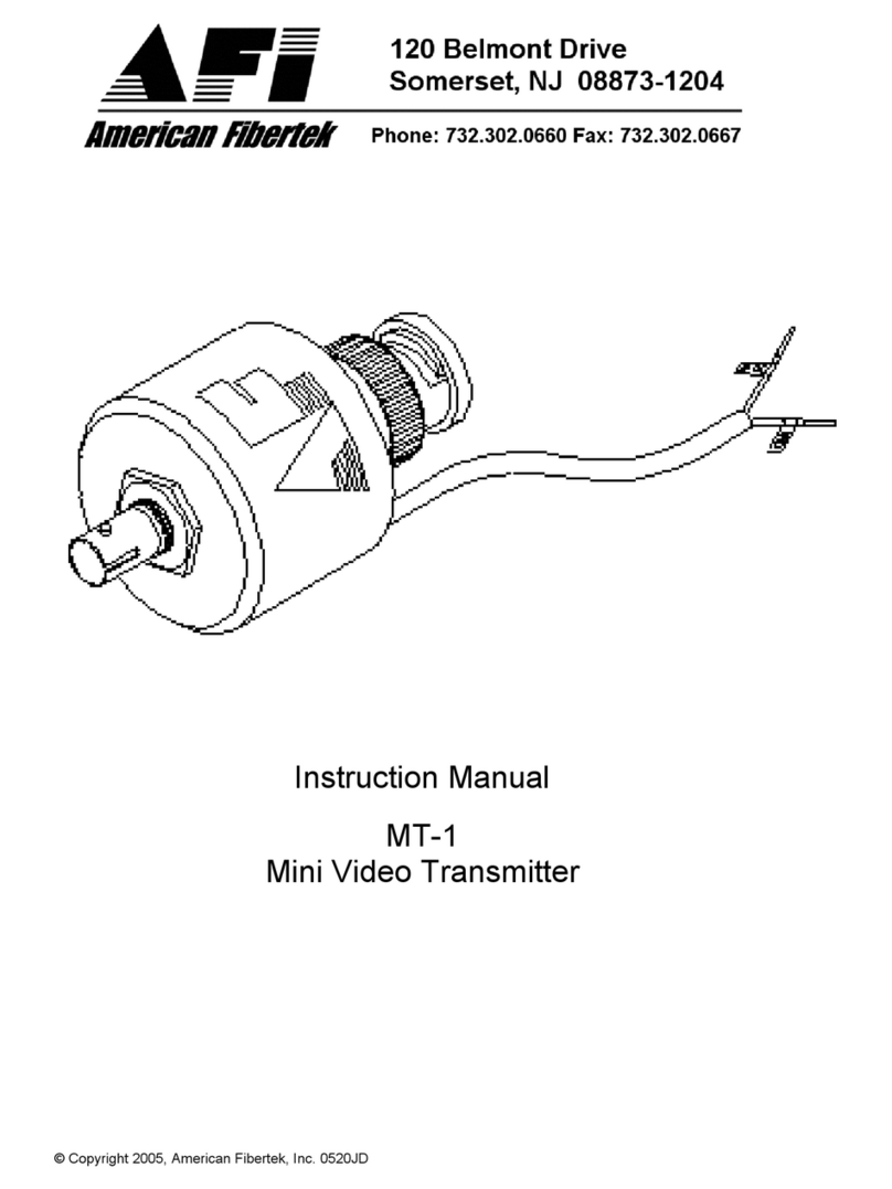AFi MT-1 instruction manual AFi MT-1 instruction manual