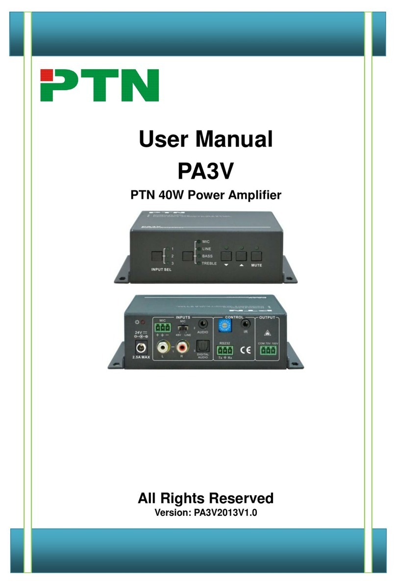 PTN PA3V user manual