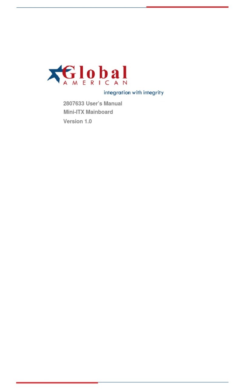 Global American Inc. 2807633 User manual