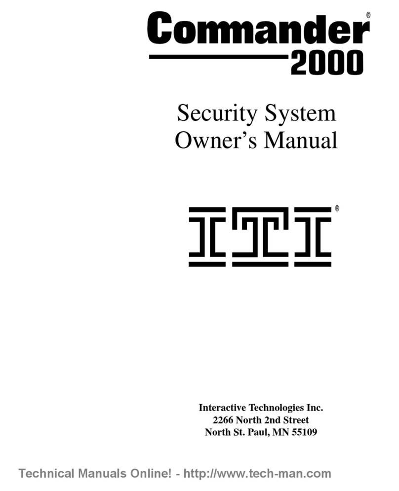 Interactive Technologies Commander 2000 owner's manual