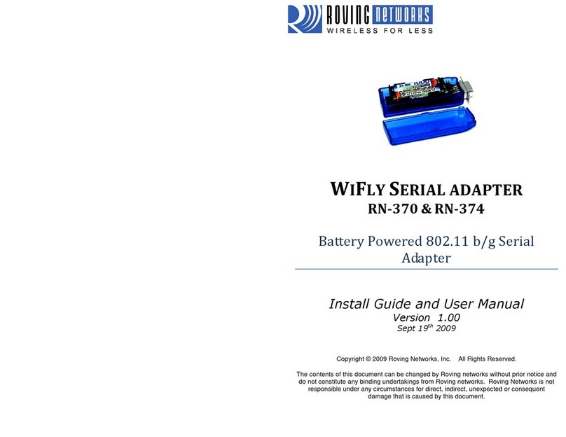 Roving Networks WiFly RN-370 User manual