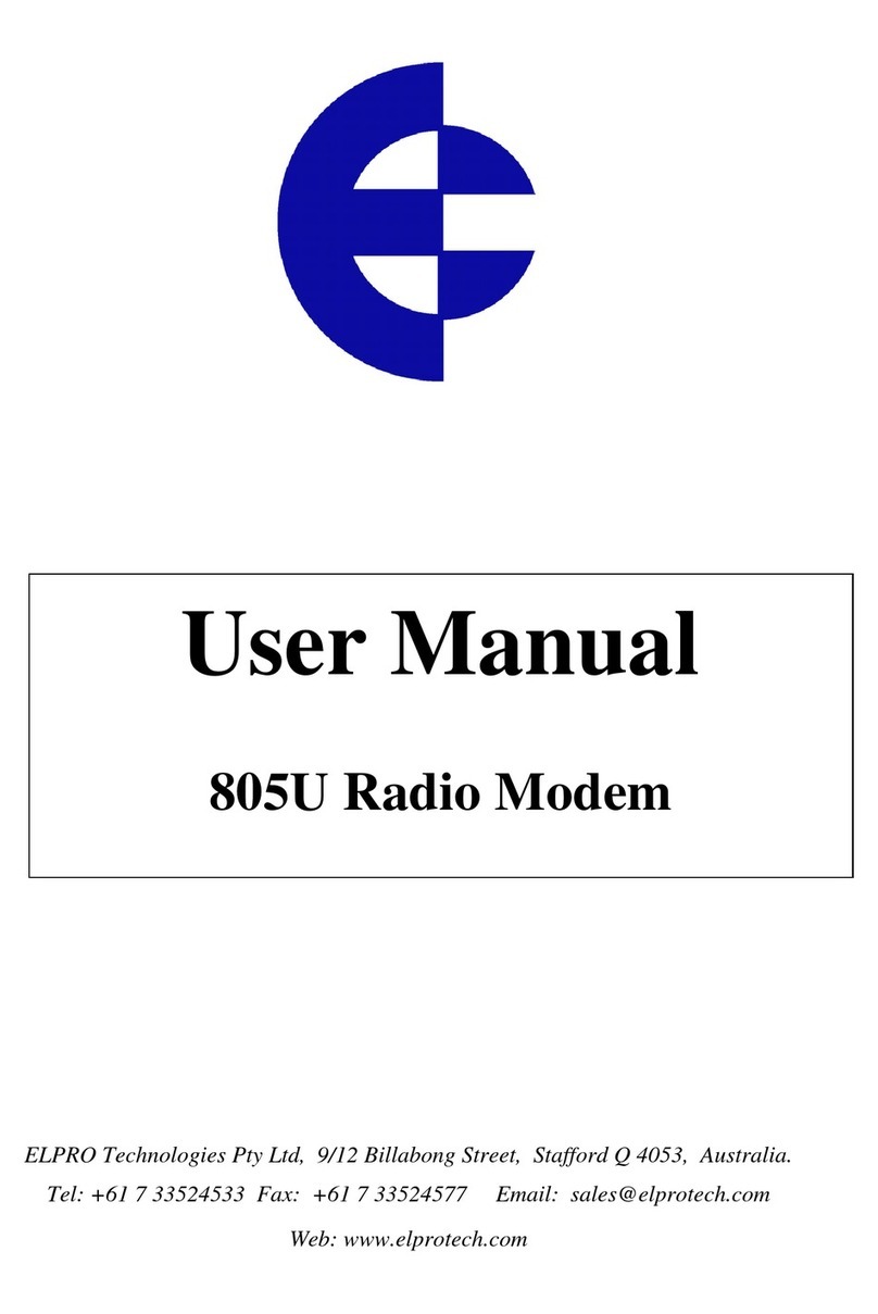 ELPRO 805U user manual
