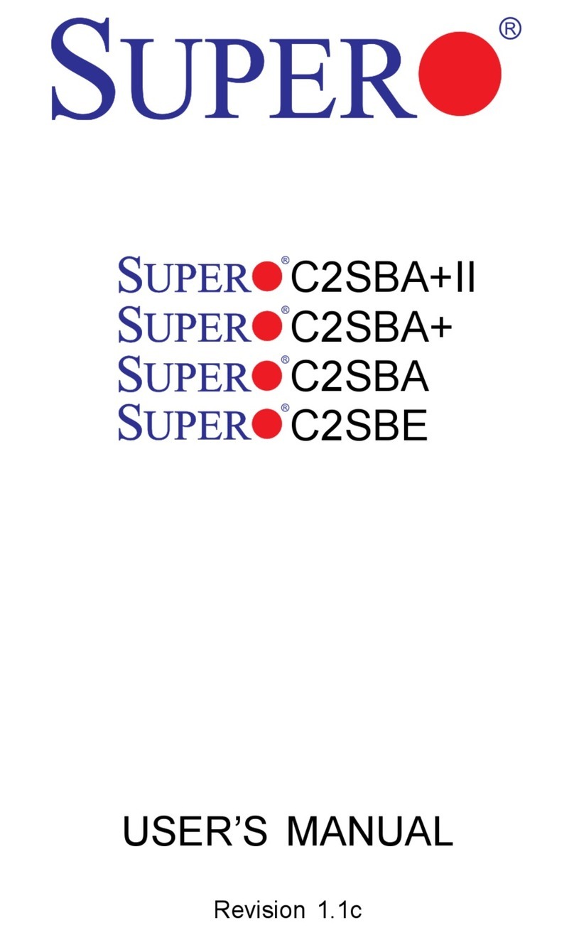 Supero C2SBA+II user manual