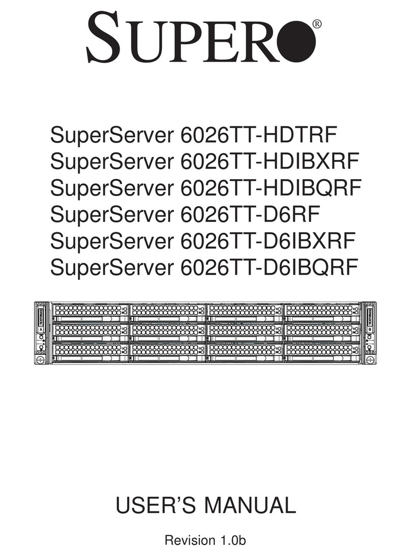 Supero SuperServer 6026TT-HDTRF user manual Supero SuperServer 6026TT-HDTRF user manual