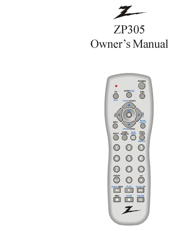 AmerTac ZP305 owner's manual