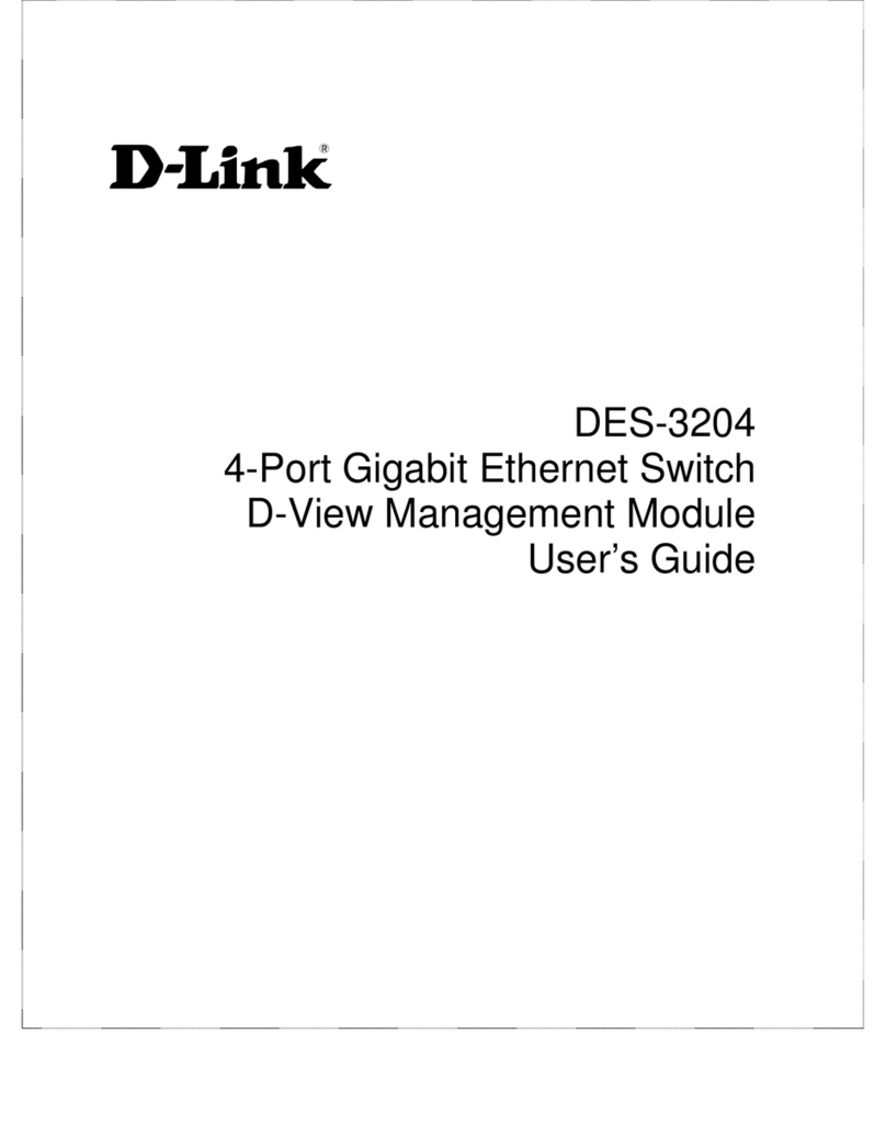 D-Link DES-3204 User manual