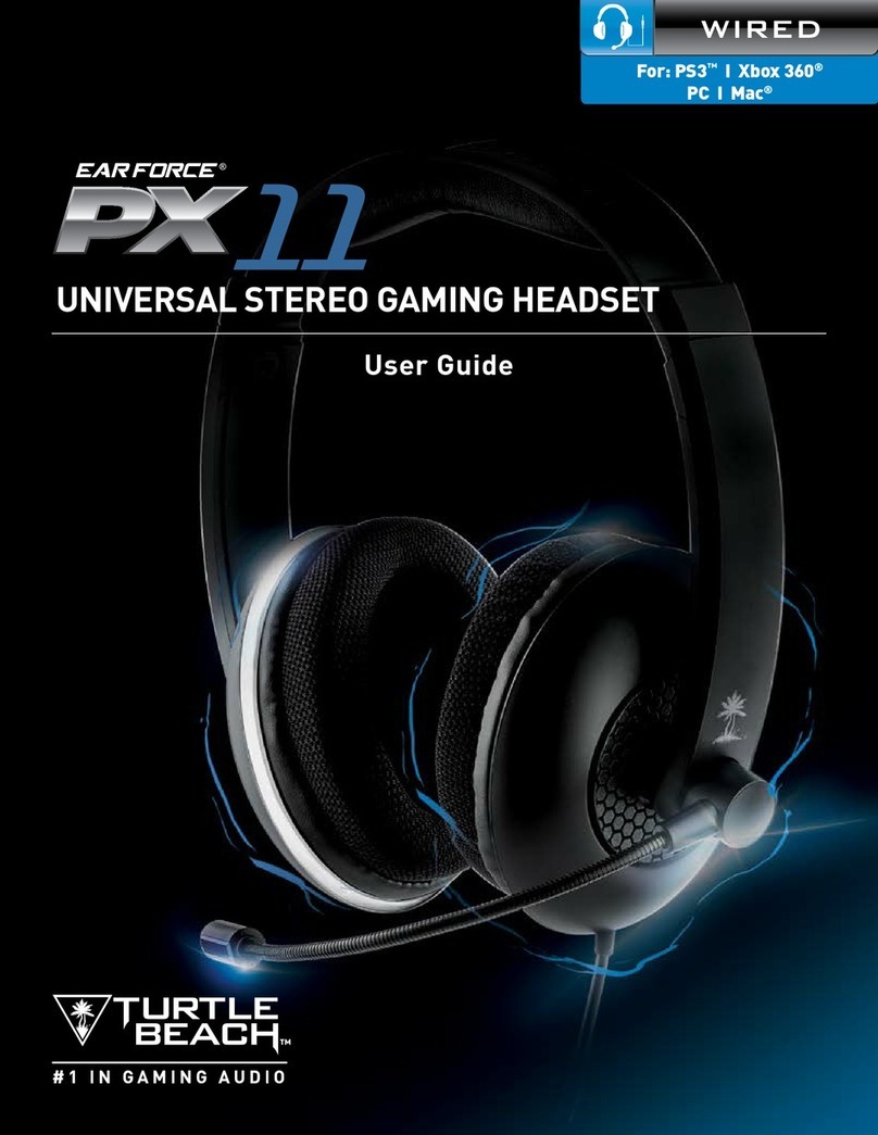 Turtle Beach Ear force PX11 User manual