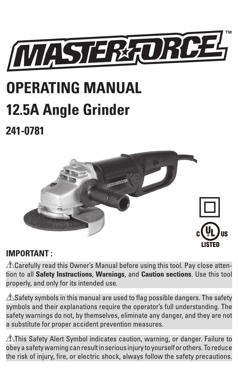 MasterForce 241-0781 User manual