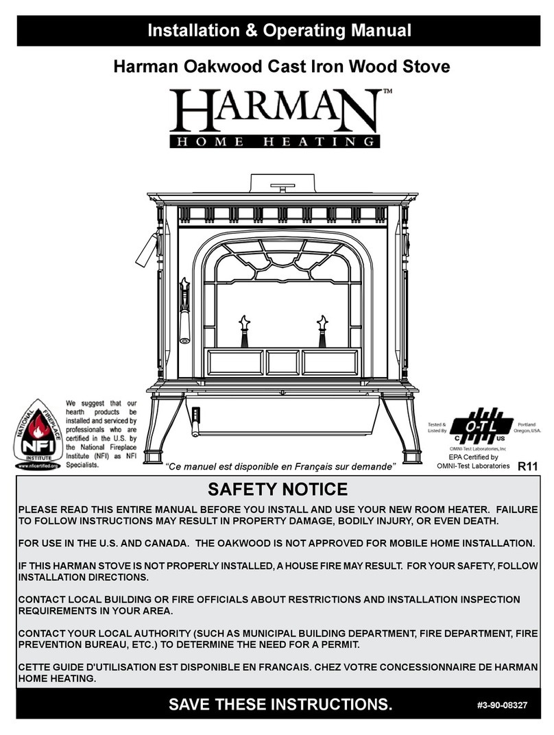 Harman Home Heating Oakwood Installation & operating manual