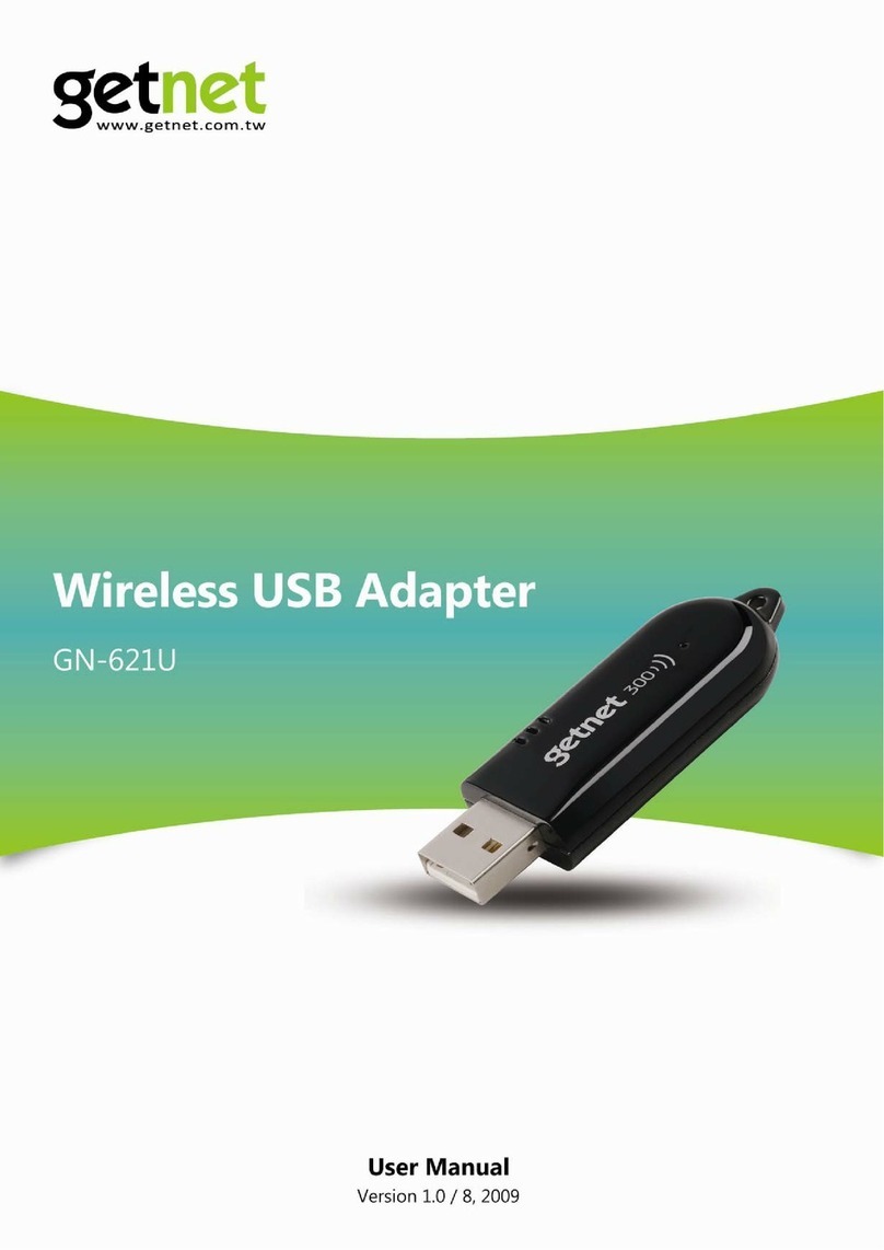 Getnet GN-621U User manual