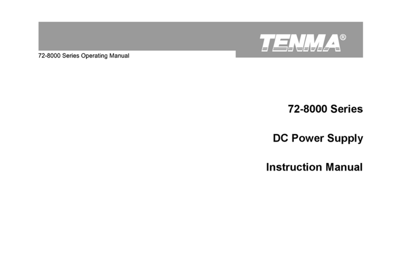 Tenma 72-8000 Series instruction manual