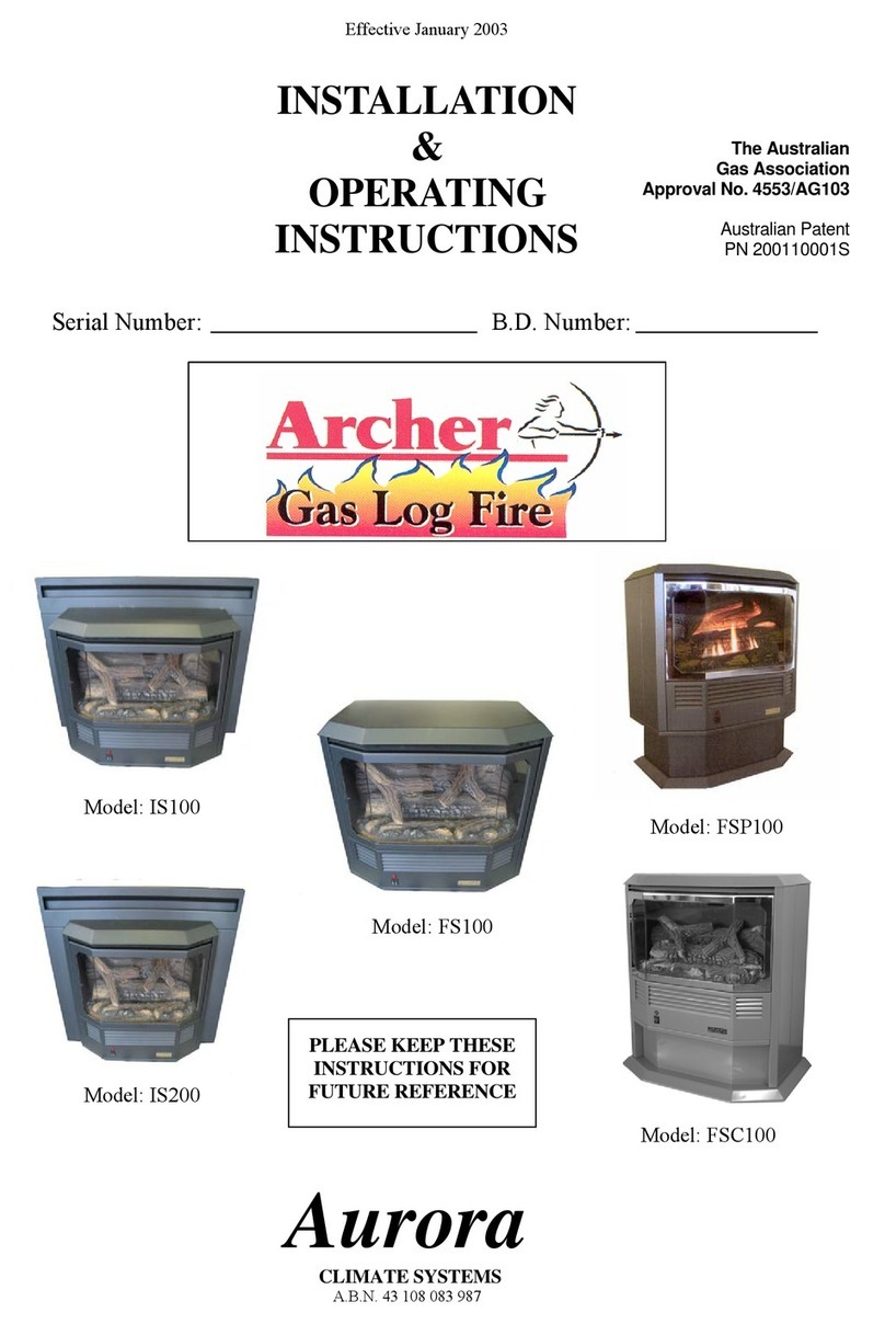 Aurora Archer IS100 Installation & operating instructions