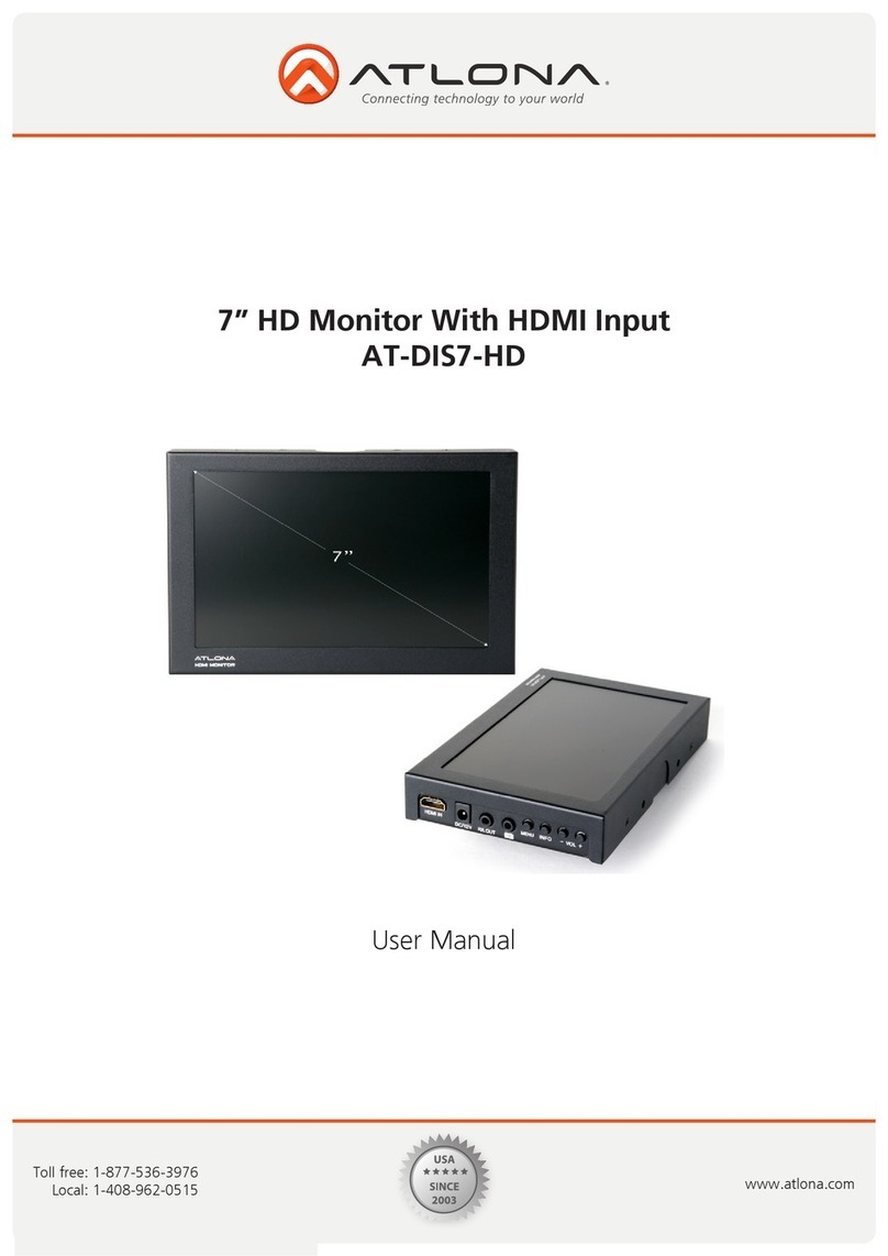 Atlona AT-DIS7-HD User manual