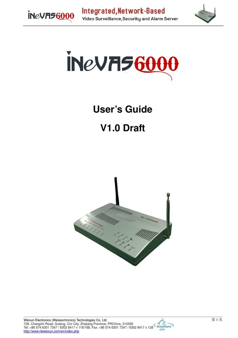 Weixun Electronics iNeVAS6000 user guide