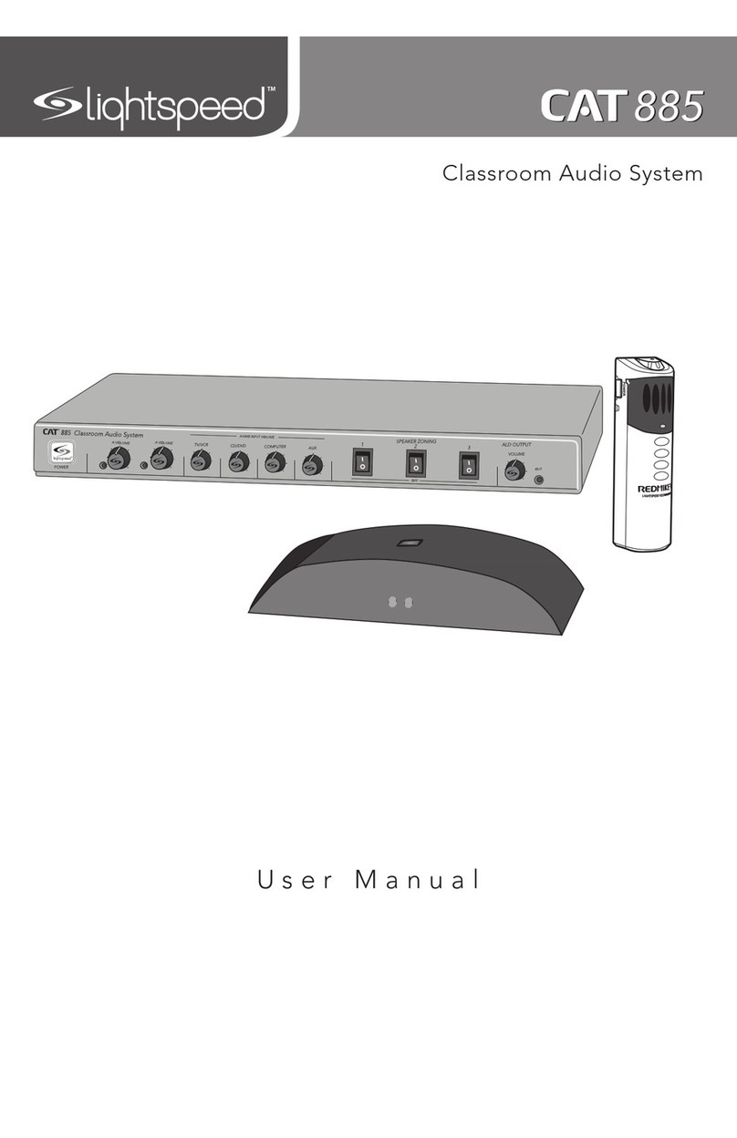 LightSpeed Technologies CAT 885 user manual