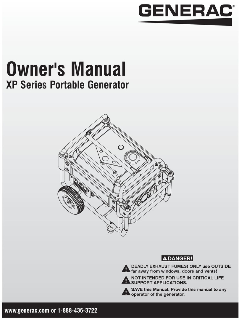Generac Power Systems XP Series User manual