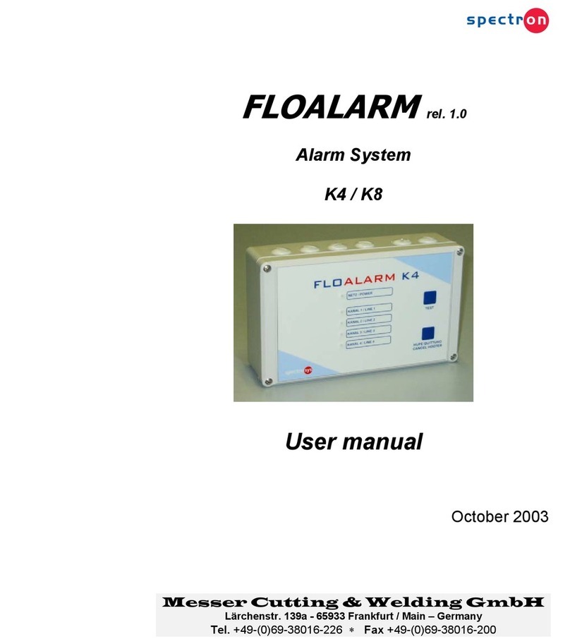 Messer Cutting & Welding FLOALARM K4 user manual