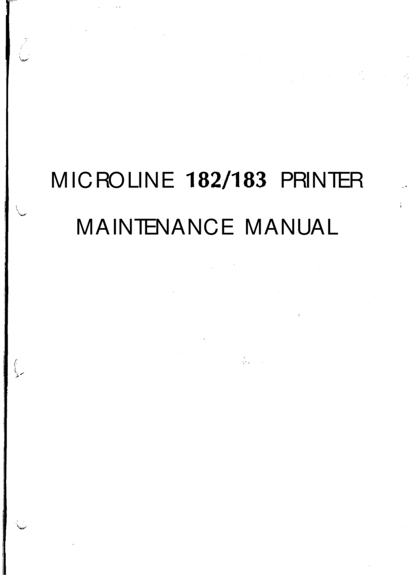 Oki Microline 182 User manual
