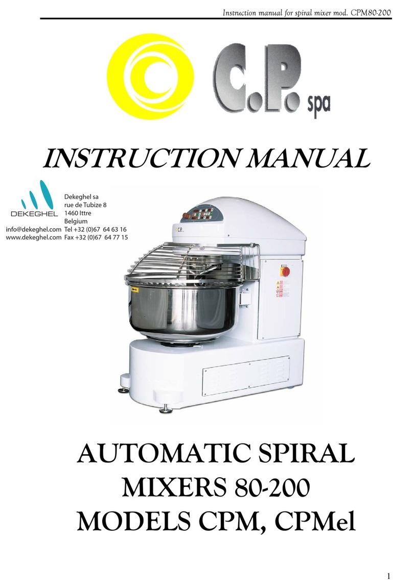 Dekeghel CPM 200 instruction manual